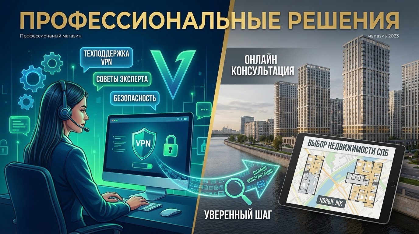 Техподдержка VPN подсказывает, как уверенно выбрать новостройку СПБ